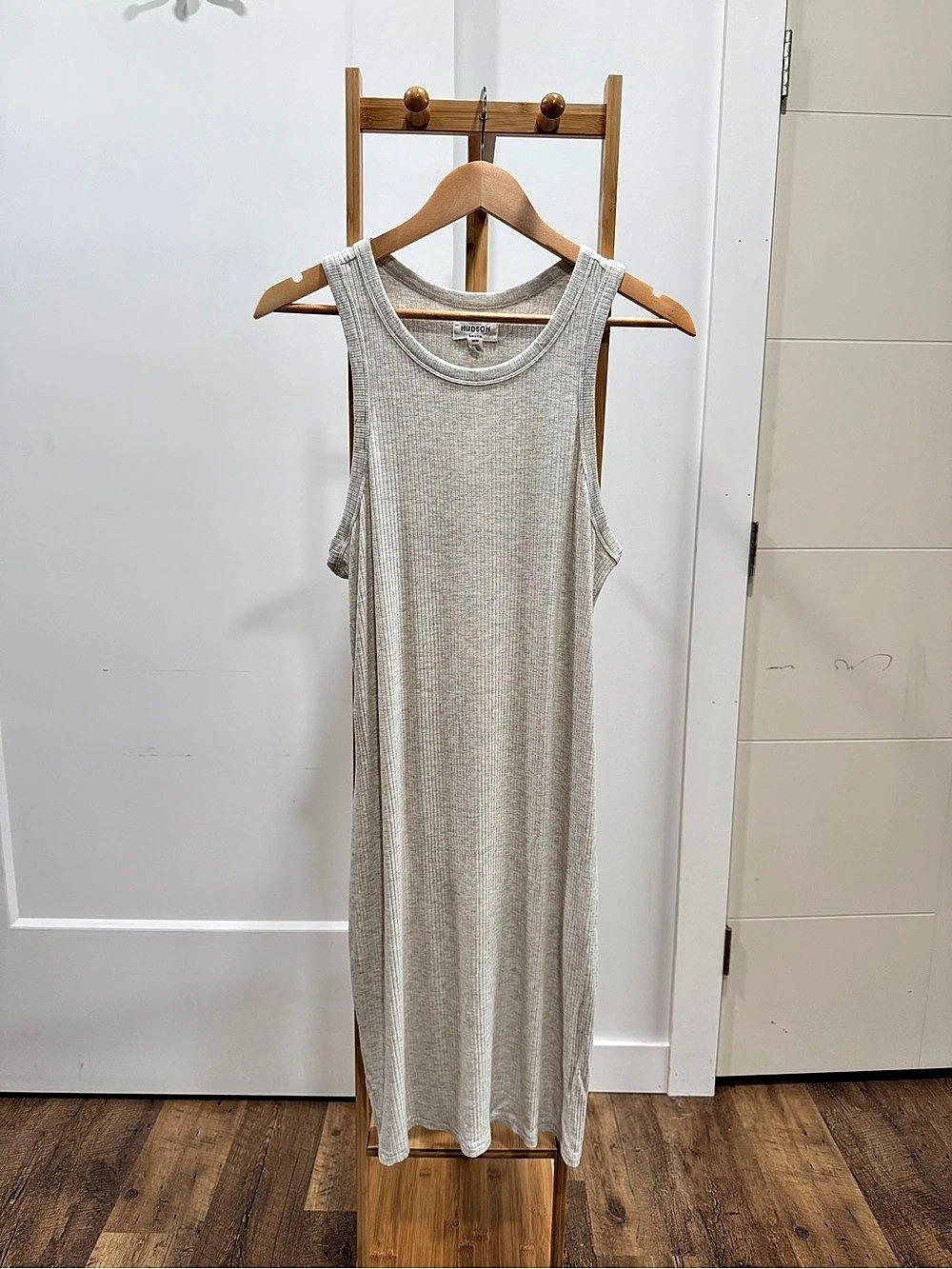 Hudson North Gray Maxi Dress Size Medium Like New
